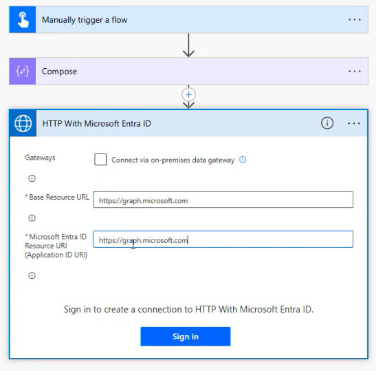 HTTP With Microsoft Entra